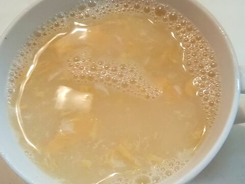 にんにく卵のウェイパースープ